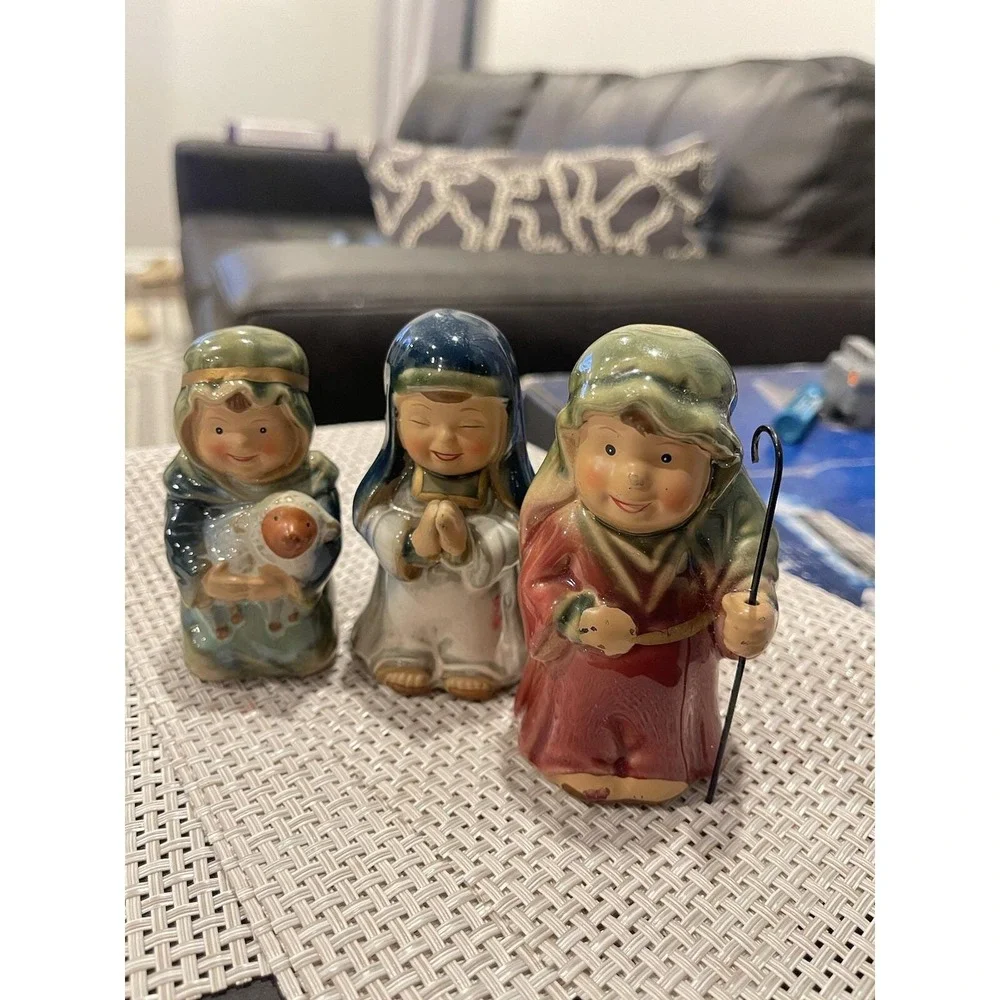 JOSEPH , Mary Shepherd - JC Penney Children Nativity Replacement‎ Piece